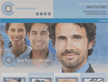 Tablet Screenshot of mackeyecenter.com